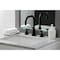 Fauceture FSC8930CKL Kaiser Widespread Bathroom Faucet W/Brass Pop-Up, Matte Blk FSC8930CKL - alternate 3